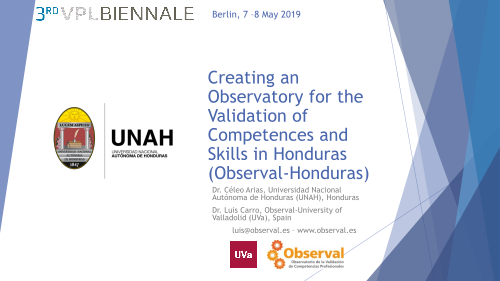 Creating an Observatory for the Validation of Competences and Skills in Honduras (Observal-Honduras)